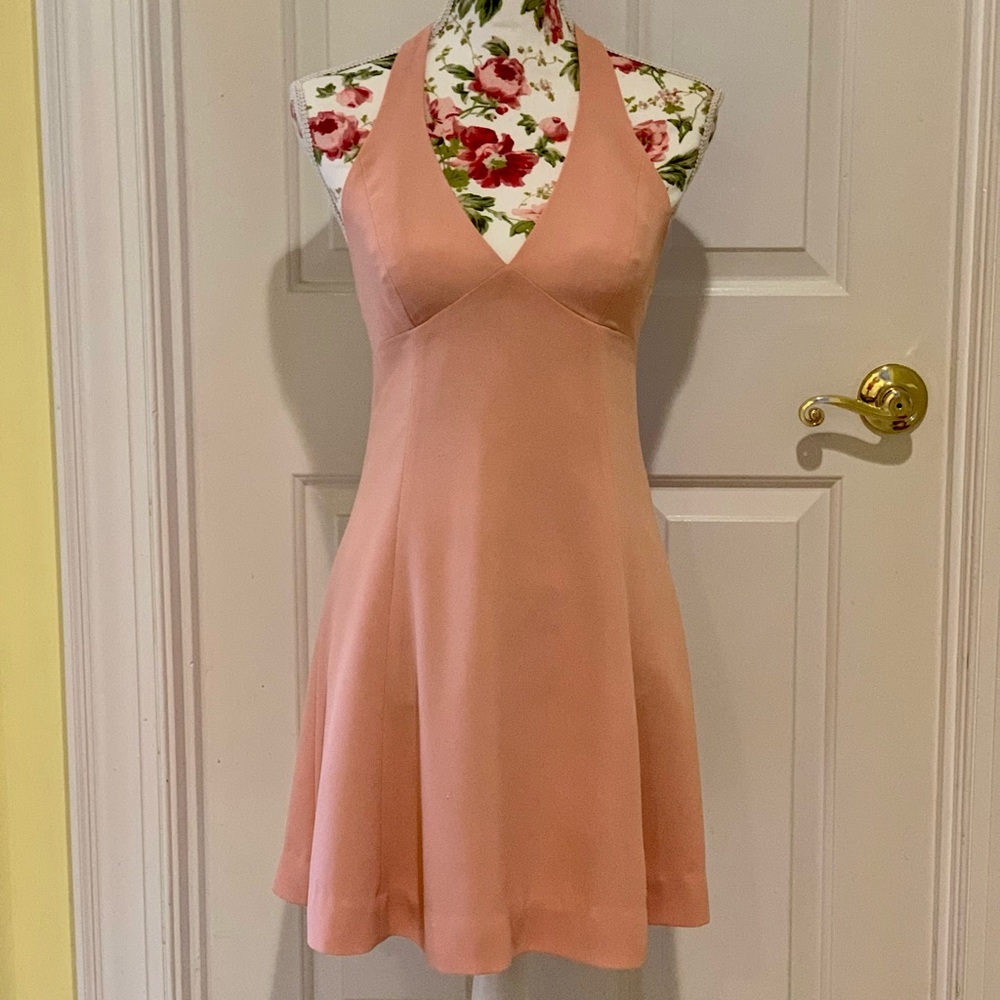 Item blush pink halter dress - size 4